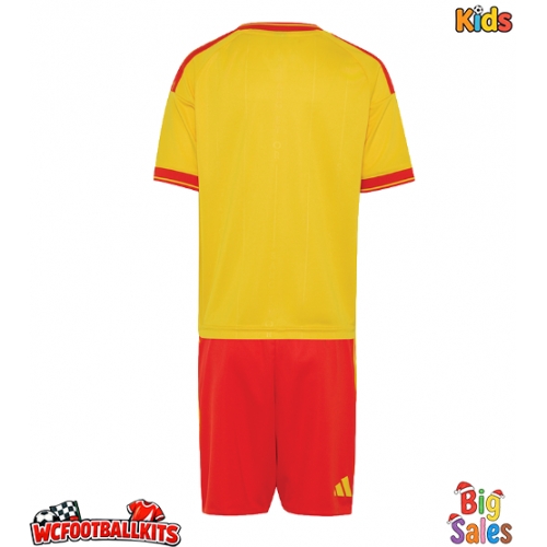 RC Lens Replica Home Stadium Kit for Kids 2026-27 Short Sleeve (+ pants)